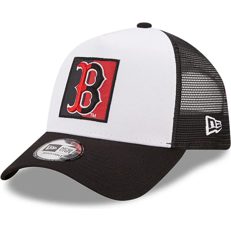 curva-snapback-a-frame-team-patch-boston-red-sox-mlb-new-era