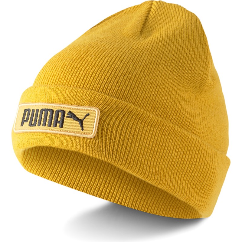 puma-classic-cuff-yellow-beanie