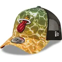 curva-snapback-a-frame-summer-city-miami-heat-nba-new-era