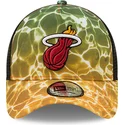 curva-snapback-a-frame-summer-city-miami-heat-nba-new-era