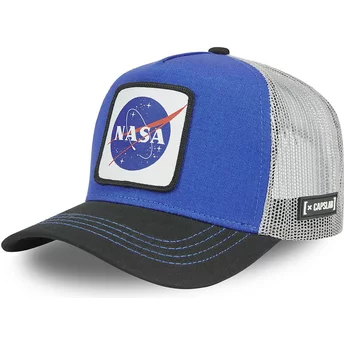 Capslab NAS3 NASA Blue and Black Trucker Hat