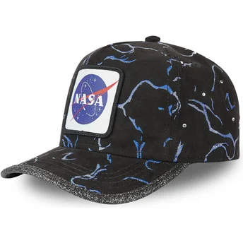 Καπέλα καμπύλη μαύρο ρυθμιζόμενη ταινία GLI NASA από Capslab