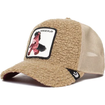 curva-snapback-de-borreguillo-caballo-peluche-horse-play-the-farm-the-farm-goorin-bros