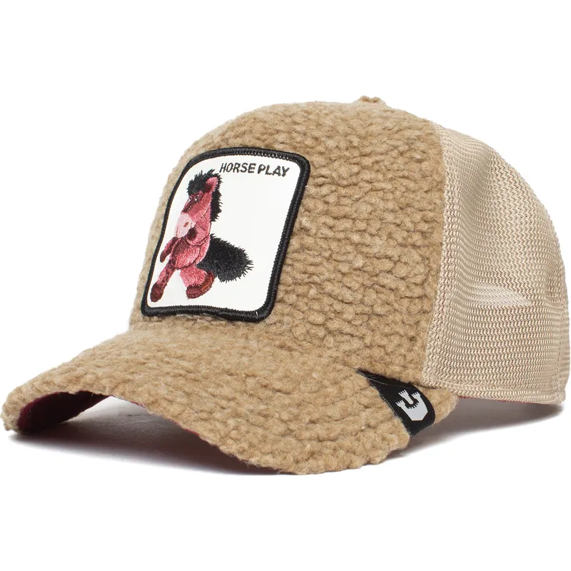 curva-snapback-de-borreguillo-caballo-peluche-horse-play-the-farm-the-farm-goorin-bros