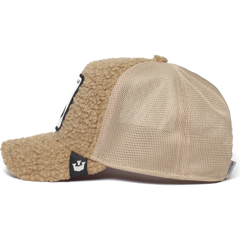 curva-snapback-de-borreguillo-caballo-peluche-horse-play-the-farm-the-farm-goorin-bros