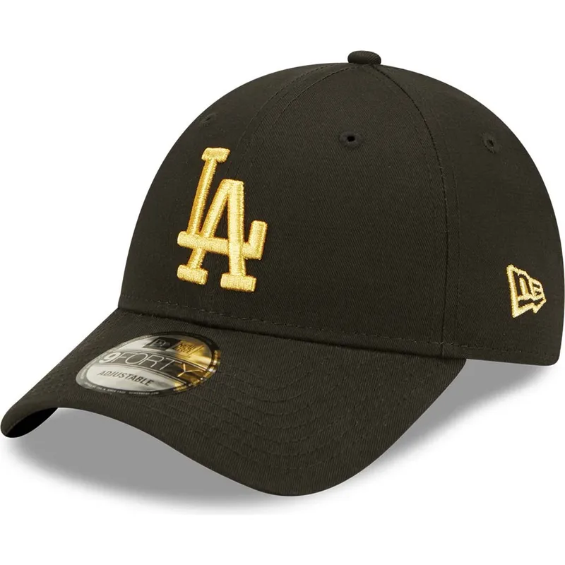 curva-dorado-9forty-metallic-los-angeles-dodgers-mlb-new-era