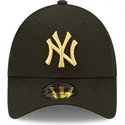curva-dorado-9forty-metallic-new-york-yankees-mlb-new-era