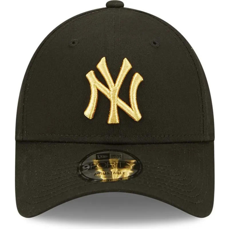 curva-dorado-9forty-metallic-new-york-yankees-mlb-new-era