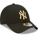 curva-dorado-9forty-metallic-new-york-yankees-mlb-new-era