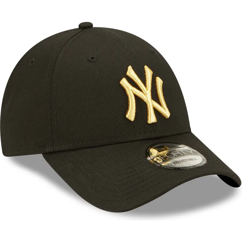 curva-dorado-9forty-metallic-new-york-yankees-mlb-new-era