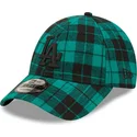 curva-negro-9forty-plaid-los-angeles-dodgers-mlb-new-era