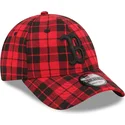 curva-negro-9forty-plaid-boston-red-sox-mlb-new-era