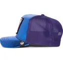 curva-snapback-pez-luchador-siam-fighter-blue-light-metallic-the-farm-the-farm-goorin-bros