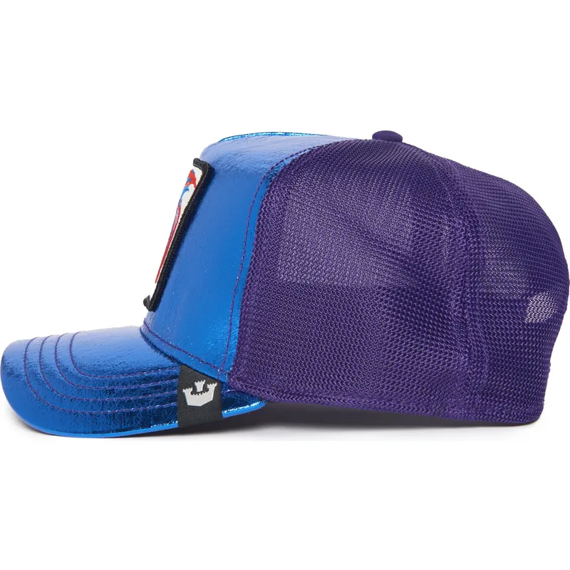 curva-snapback-pez-luchador-siam-fighter-blue-light-metallic-the-farm-the-farm-goorin-bros curva-snapback-pez-luchador-siam-fighter-blue-light-metallic-the-farm-the-farm-goorin-bros
