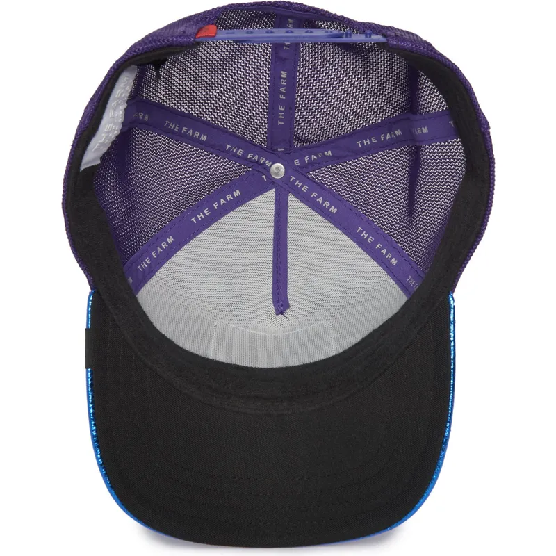 curva-snapback-pez-luchador-siam-fighter-blue-light-metallic-the-farm-the-farm-goorin-bros curva-snapback-pez-luchador-siam-fighter-blue-light-metallic-the-farm-the-farm-goorin-bros