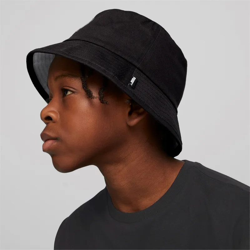 bucket-negro-para-nino-core-logo-puma bucket-negro-para-nino-core-logo-puma