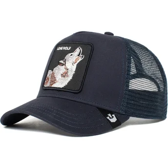 Καπέλα καμπύλη ναυτικό μπλε snapback Wolf The Farm Goorin Bros.