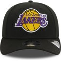 new-era-curved-brim-9fifty-stretch-snap-los-angeles-lakers-nba-black-snapback-cap