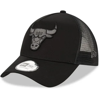 Καπέλα καμπύλη μαύρο snapback 9FORTY A Frame Tonal από Chicago Bulls NBA από New Era