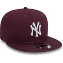 plana-snapback-granate-9fifty-essential-new-york-yankees-mlb-new-era