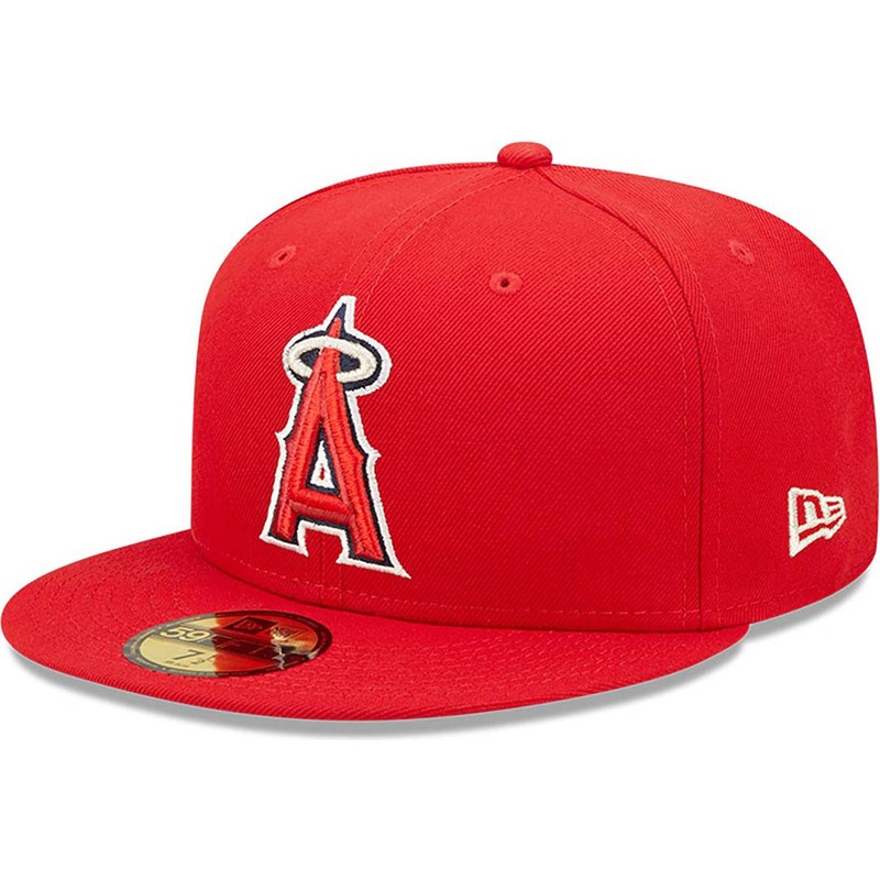 new-era-flat-brim-59fifty-authentic-on-field-los-angeles-angels-mlb-red-fitted-cap