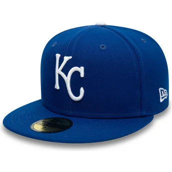 Καπέλα επίπεδη μπλε προσαρμοσμένο 59FIFTY Authentic On Field από Kansas City Royals MLB από New Era