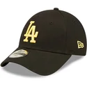 curva-dorado-9forty-league-essential-los-angeles-dodgers-mlb-new-era