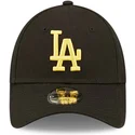 curva-dorado-9forty-league-essential-los-angeles-dodgers-mlb-new-era