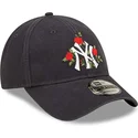 curva-9forty-flower-new-york-yankees-mlb-new-era