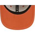 new-era-curved-brim-youth-9forty-league-essential-new-york-yankees-mlb-orange-adjustable-cap-with-beige-logo