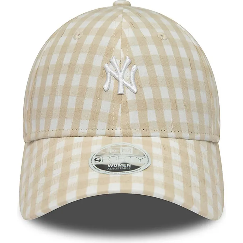 curva-9forty-gingham-new-york-yankees-mlb-new-era