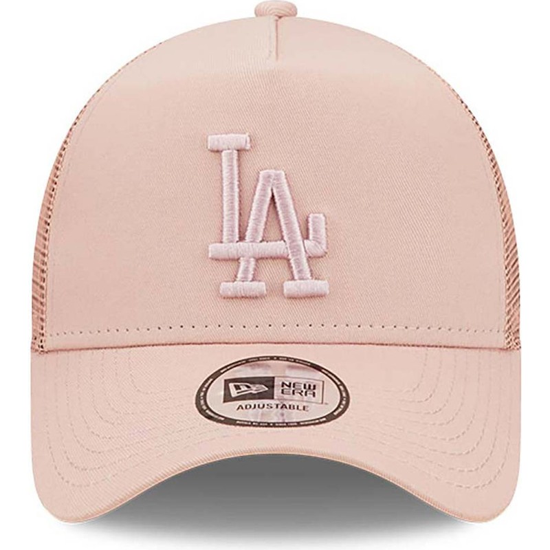 new-era-pink-logo-a-frame-tonal-mesh-los-angeles-dodgers-mlb-pink-trucker-hat
