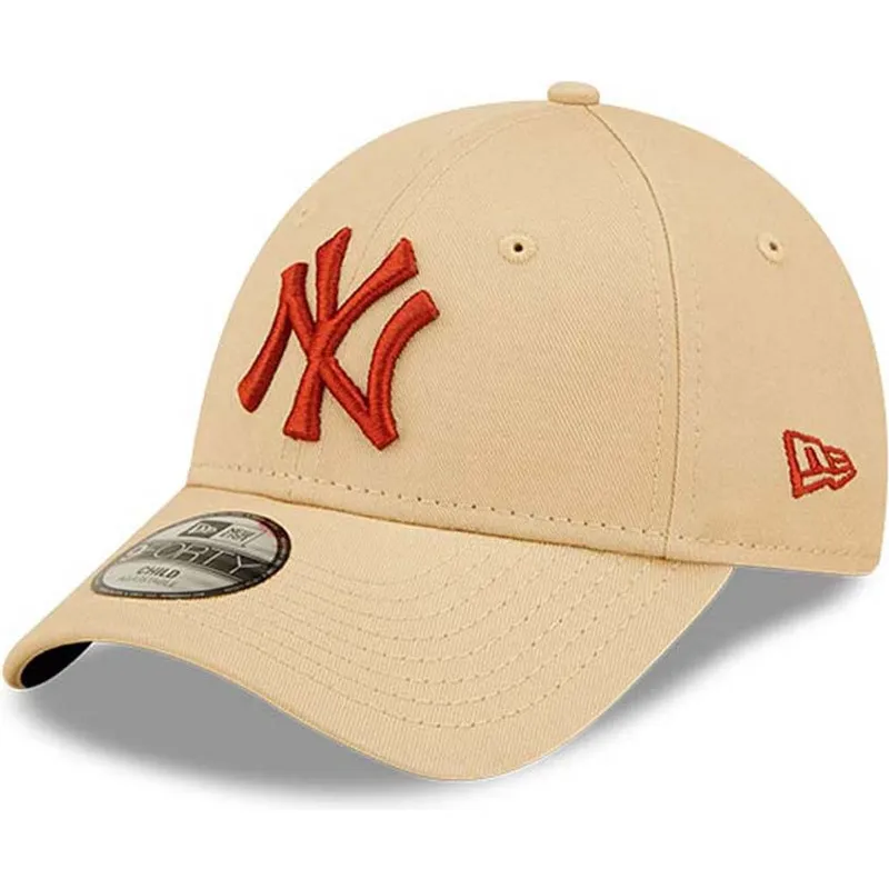 curva-marron-9forty-league-essential-new-york-yankees-mlb-new-era