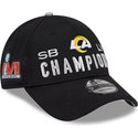 new-era-curved-brim-9forty-super-bowl-champions-lvi-2022-los-angeles-rams-nfl-black-adjustable-cap