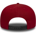 new-era-flat-brim-9fifty-colour-block-new-york-yankees-mlb-red-and-black-snapback-cap