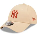 curva-marron-9forty-league-essential-new-york-yankees-mlb-new-era