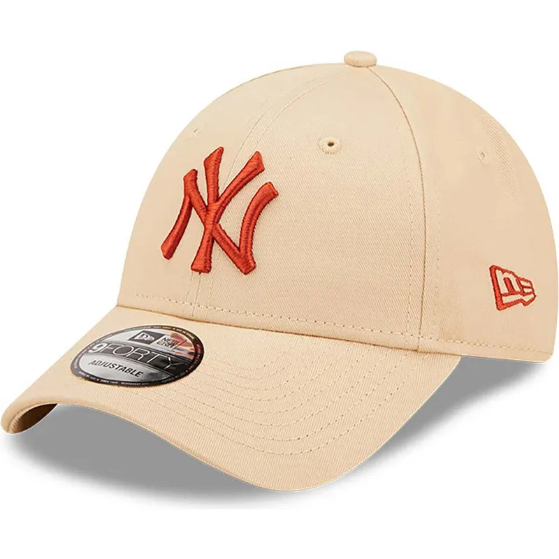 curva-marron-9forty-league-essential-new-york-yankees-mlb-new-era