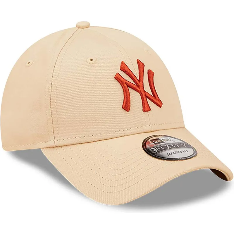 curva-marron-9forty-league-essential-new-york-yankees-mlb-new-era