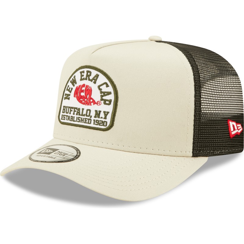 new-era-buffalo-new-york-a-frame-state-patch-beige-trucker-hat
