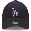 new-era-curved-brim-9forty-gradient-infill-los-angeles-dodgers-mlb-navy-blue-adjustable-cap