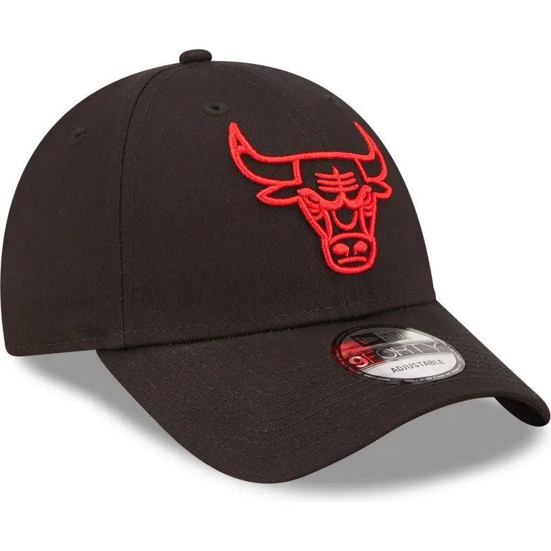 9forty-neon-outline-chicago-bulls-nba-new-era