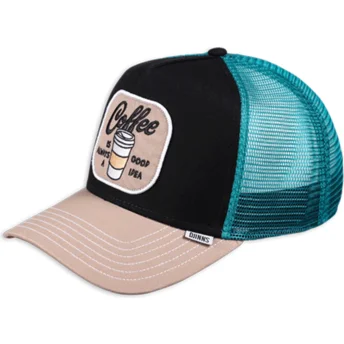 Καπέλα καμπύλη μαύρο snapback Coffe Is Always A Good Idea HFT Food από Djinns