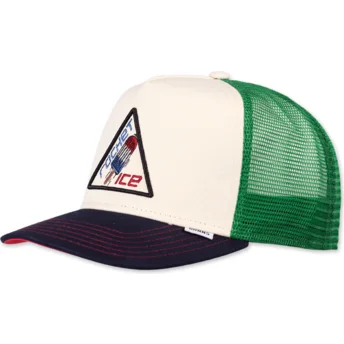Καπέλα καμπύλη λευκό snapback Rocket Ice HFT Food από Djinns