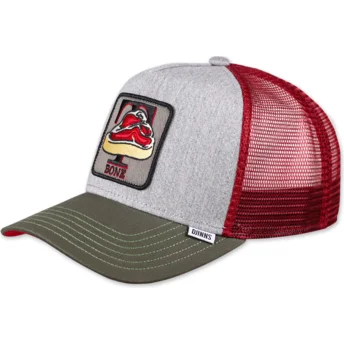 Καπέλα καμπύλη γκρι snapback T-Bone HFT Food από Djinns