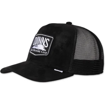 Καπέλα καμπύλη μαύρο snapback Do Nothing Club HFT DNC 3.0 Hairy Suede από Djinns