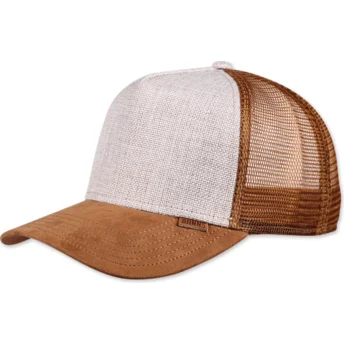 Καπέλα καμπύλη καφέ snapback HFT Suelin από Djinns