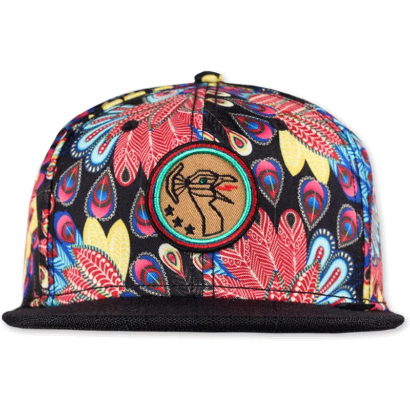 snapback-peacock-linen-djinns