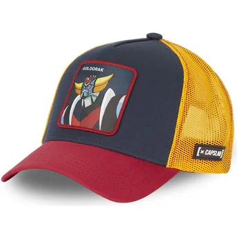Capslab Robot Grendizer Goldorak CAS GOL2 Navy Blue, Red and Yellow Trucker Hat