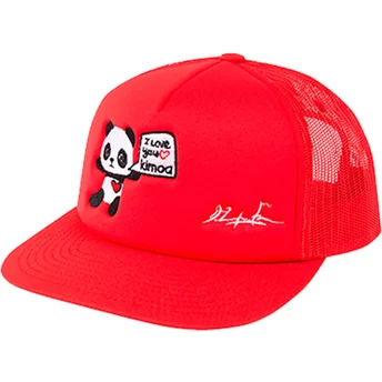 Καπέλα επίπεδη κόκκινο snapback by Domingo Zapata από Kimoa