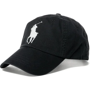 Καπέλα καμπύλη μαύρο ρυθμιζόμενη ταινία Big Pony Chino Classic Sport από Polo Ralph Lauren